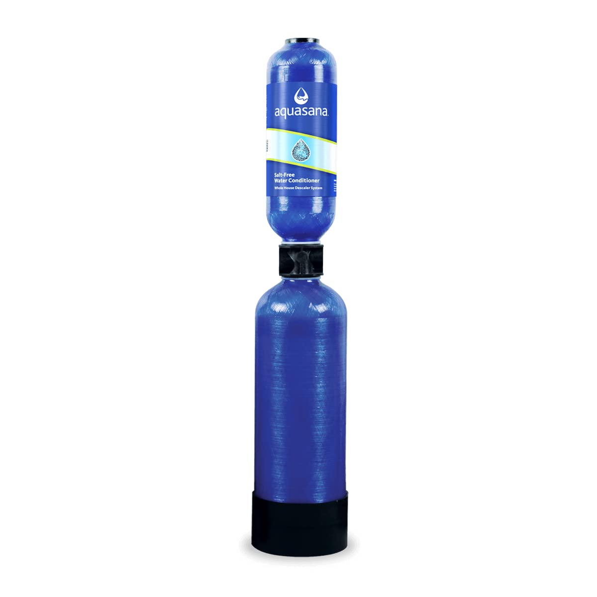 Aquasana EQ-1000-AST-UV whole house water filter with salt-free scale control and UV sterilization — dual tanks plus UV lamp module and pre/post filters