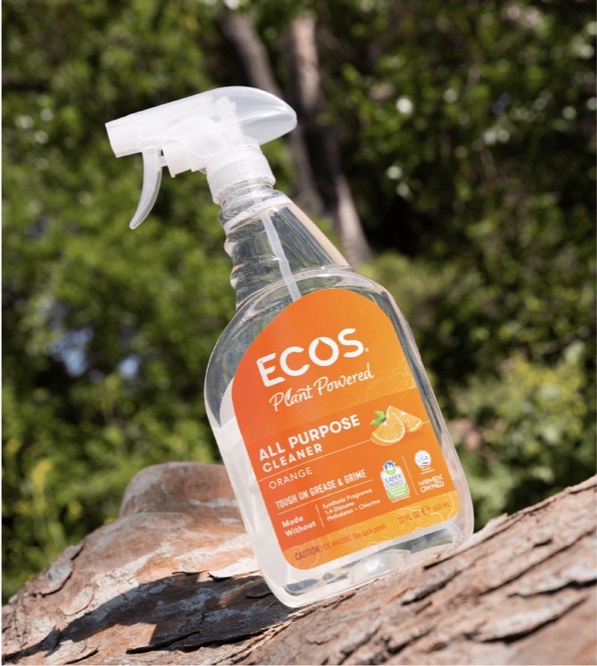 ECOS All Purpose Cleaner, Orange — plant-powered, EPA Safer Choice spray bottle