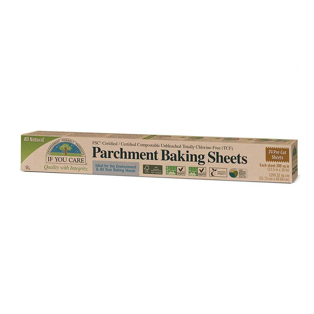If You Care unbleached FSC-certified parchment baking paper box — chlorine-free, compostable, silicone-coated