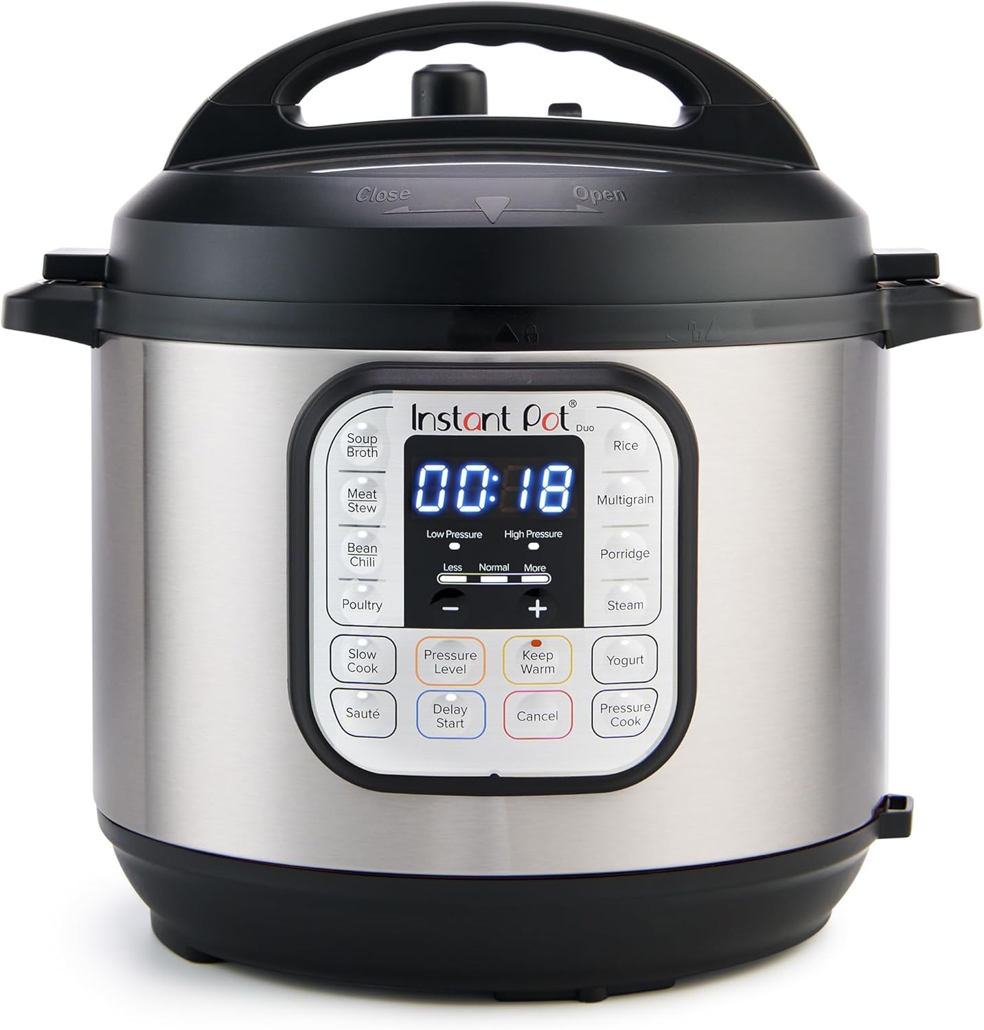 Instant Pot Duo 6 quart with an 18/8 stainless steel inner pot