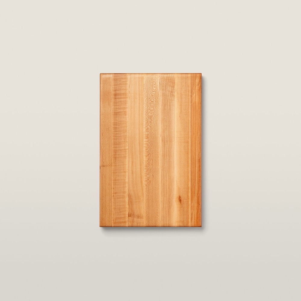 John Boos maple edge grain cutting board — solid North American hard maple, NSF certified, made in USA