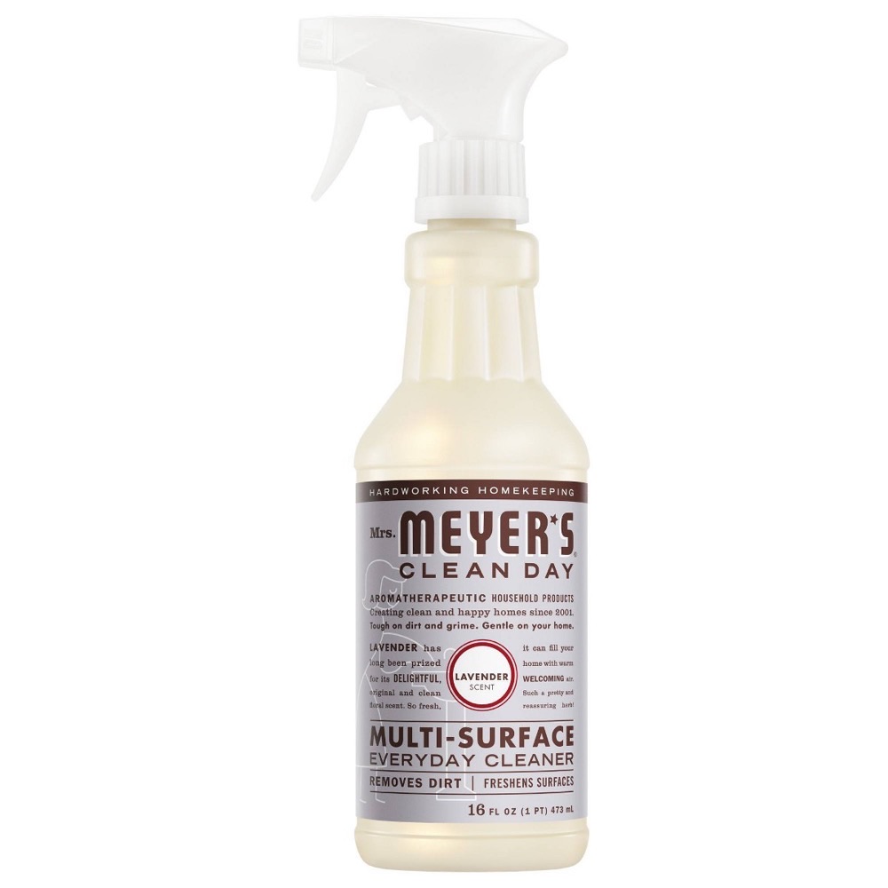 Mrs. Meyer's Clean Day Multi-Surface Everyday Cleaner, Lavender — plant-derived spray bottle