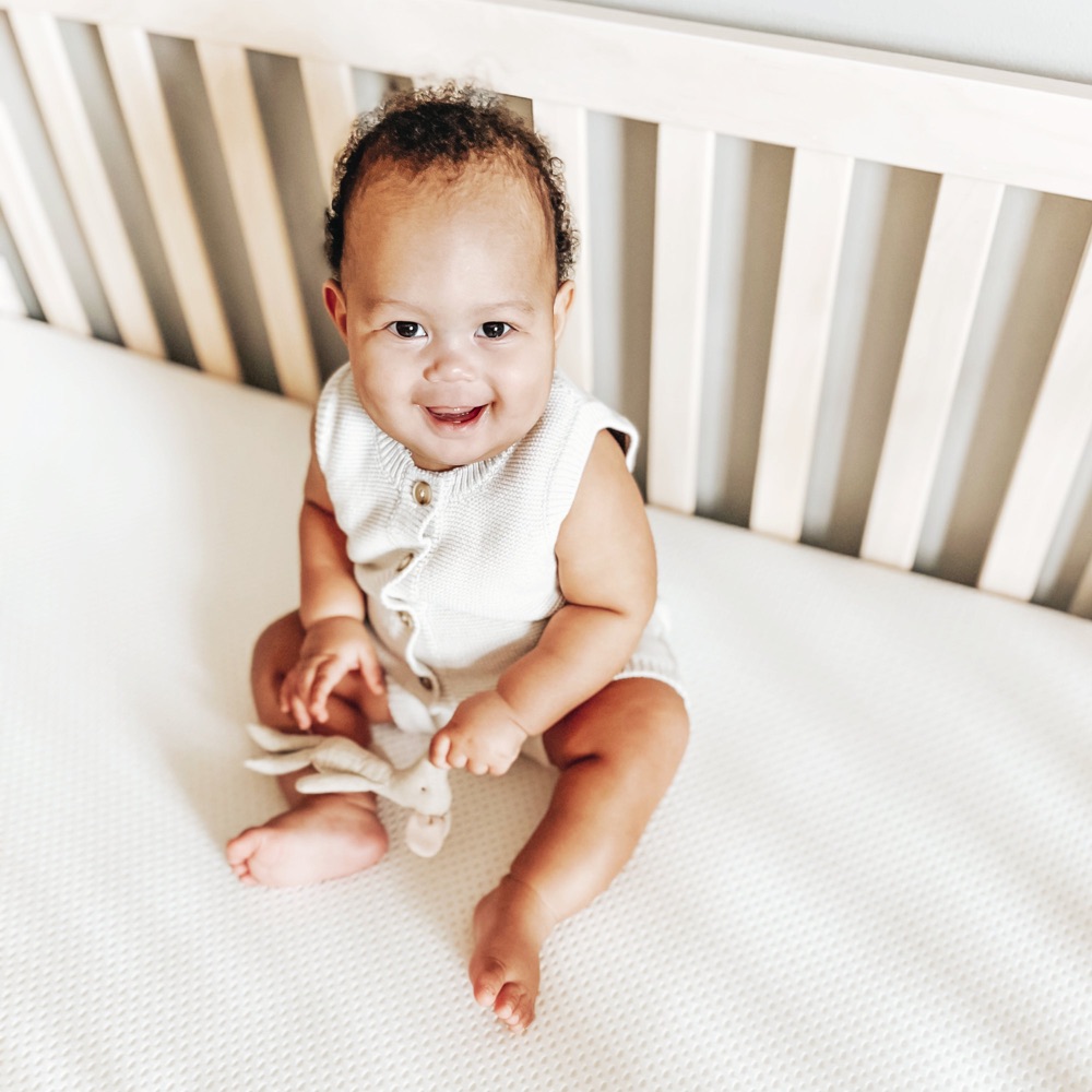 Newton Baby Essential Crib Mattress — 100% breathable washable core, GREENGUARD Gold, no fiberglass