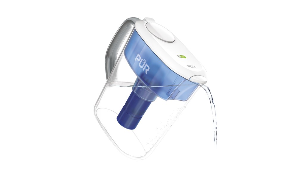 PUR Ultimate 11-cup water filter pitcher — NSF 42/53/401 certified, dual-action carbon + ion exchange filter
