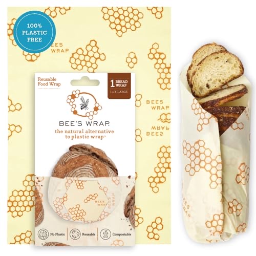 Bee's Wrap beeswax food wrap molded over a bowl