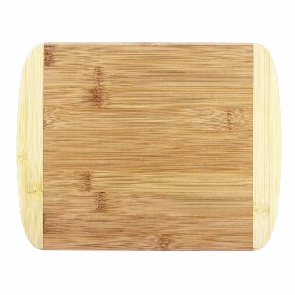 Totally Bamboo two-tone organic Moso bamboo cutting board — lightweight, formaldehyde-free adhesive