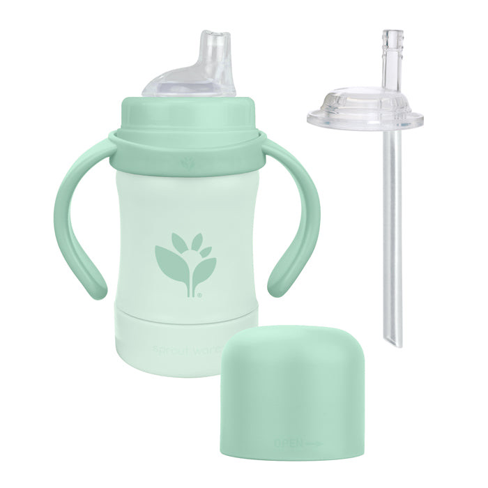 Sprout Ware Sip & Straw Stainless Steel Cup — official product photo