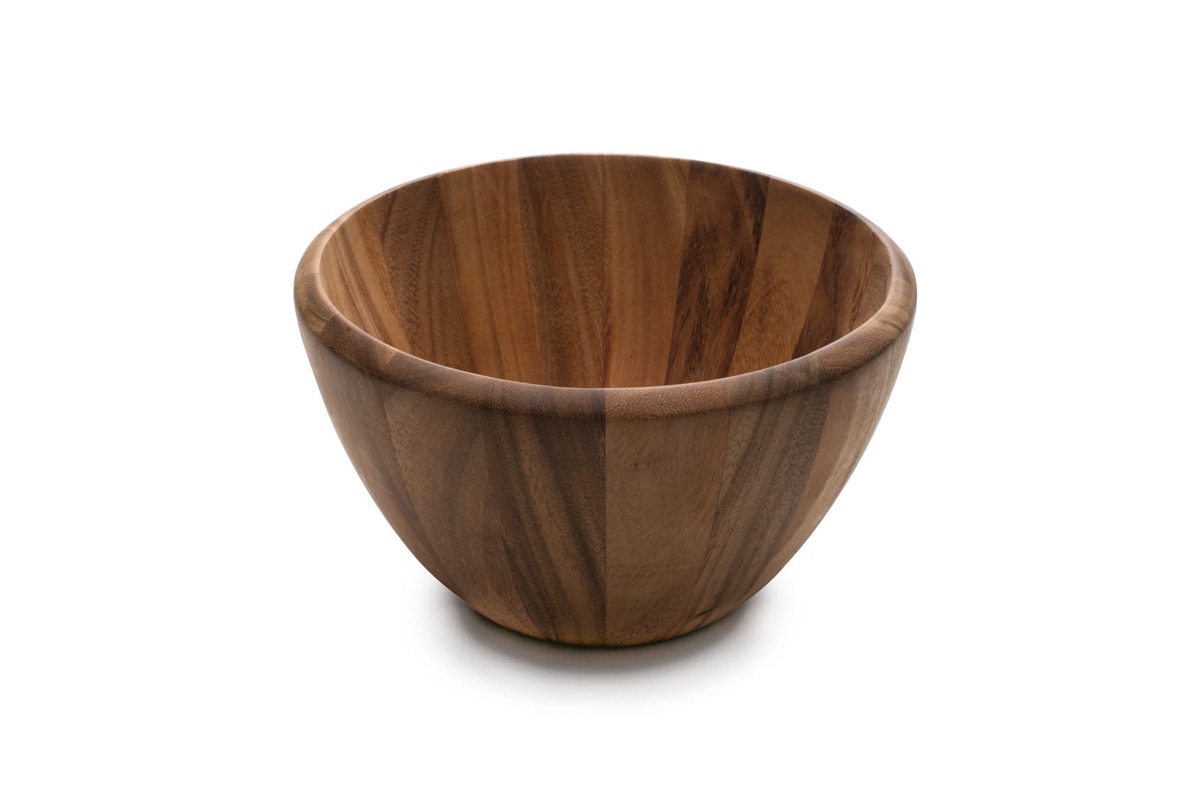 Madera Acacia Wood Salad Bowl — official product photo