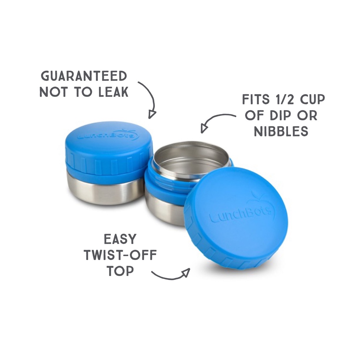 LunchBots Stainless Steel Containers — official product photo