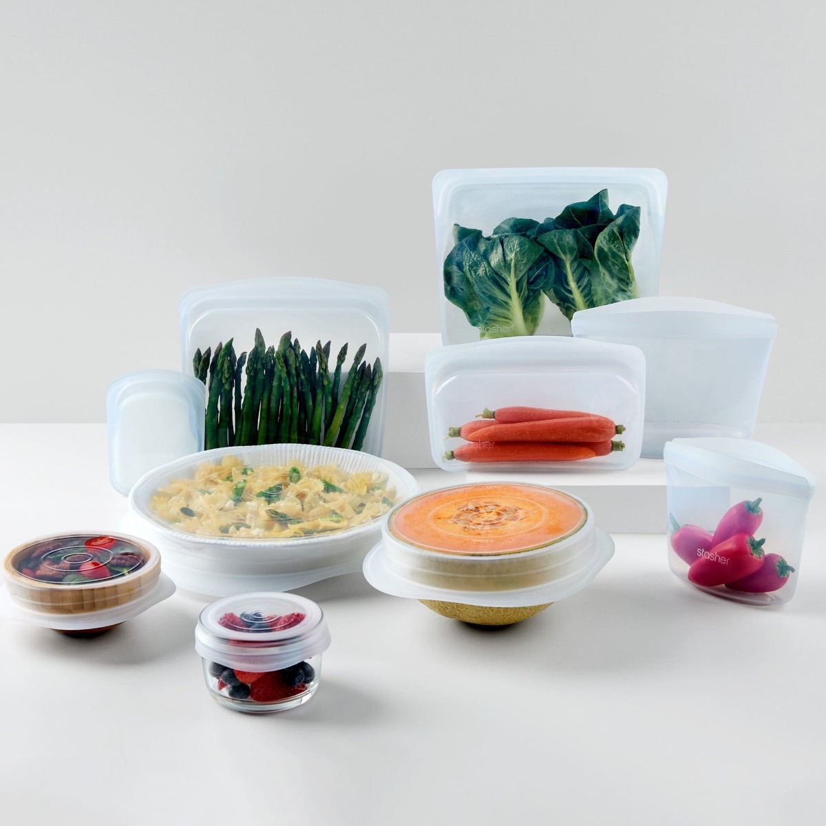 Stasher Silicone Storage Bags (Bundle) — official product photo